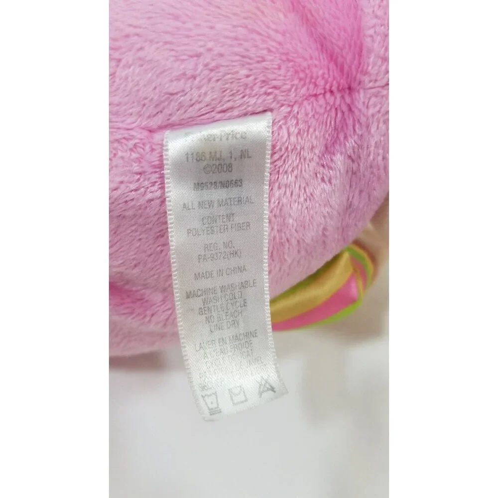 Babys 1st Doll Pink Plush or Lovey Baby Toy For Infants & Toddlers 2008 Rattle